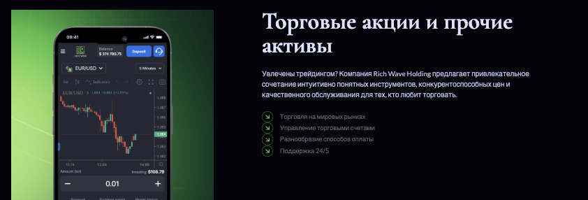 что известно? Rich Wave Holding