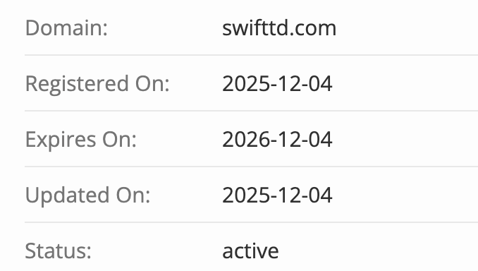 домен Swift Trades